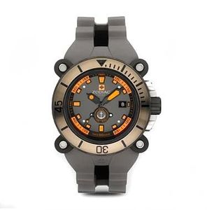 Horlogeband Zodiac ZO8549 Rubber Grijs 39mm