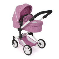 Combi-poppenwagen Linus - Pink Jeans