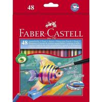Faber Castell FC-114448 Aquarelpotloden + Slijper en Penseel 48 Stuks - thumbnail