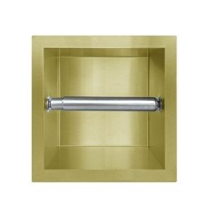 Inbouw Toiletrolhouder Sanilux Jali Geborsteld Goud Sanilux