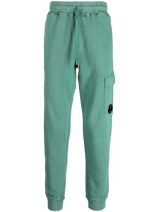 C.P. Company pantalon de jogging en coton à patch logo - Vert