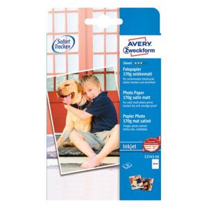 Avery-Zweckform Classic Photo Paper Inkjet C2743-50 Fotopapier 10 x 15 cm 180 g/m² 50 vellen Zijdemat