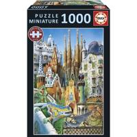 Puzzel - EDUCA - Gaudí, Miniatuurcollage - 1000 stukjes