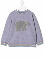 Knot sweat Urso Polar à motif floqué - Gris