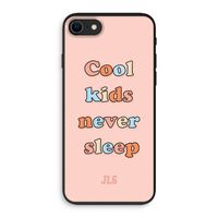 Cool Kids Never Sleep: iPhone SE 2020 Biologisch afbreekbaar hoesje
