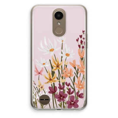 Painted wildflowers: LG K10 (2017) Transparant Hoesje