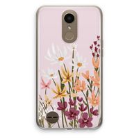 Painted wildflowers: LG K10 (2017) Transparant Hoesje