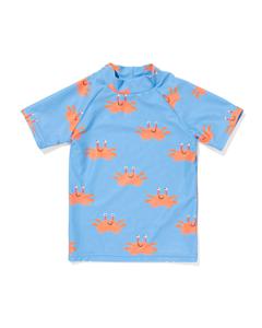 HEMA Baby UV Zwemshirt Met UPF50 Krab Lichtblauw (lichtblauw)