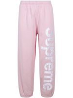 Supreme pantalon de jogging à logo appliqué - Rose