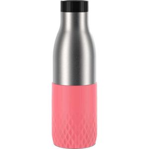 EMSA Bludrop Sleeve N3110800 drinkfles Fitness, Sporten 500 ml Roestvrijstaal Koraal, Roestvrijstaal