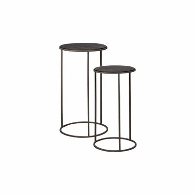 RENEW Zuil 'Spello' Teakhout, Set van 2 stuks