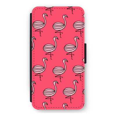 Flamingo: iPhone 11 Flip Hoesje