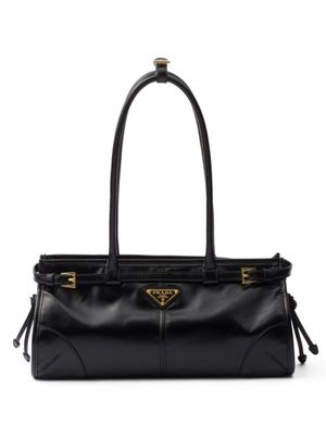 Prada sac porté épaule Bonnie médium - Noir