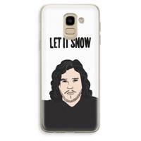 Let It Snow: Samsung Galaxy J6 (2018) Transparant Hoesje - thumbnail