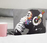 Laptop sticker DJ aap graffiti bansky art