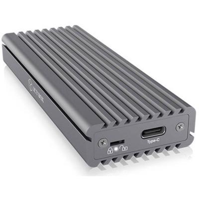 ICY BOX IB-1817M-C31, Type-C® USB 3.1 (Gen 2) zu PCIe NVMe M.2 2230/2242/2260/2280 SSD M.2 SSD-behuizing USB-C 3.2 Gen 2 10 GBit/s M.2 PCIe NVMe 2230, 2242,