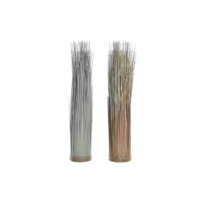 Decoratieve plant DKD Home Decor 25 x 25 x 68 cm Bruin Polyethyleen Groen (2 Stuks)