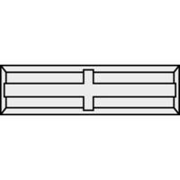 JSO-TR mini-keermessen [10x] HW - 30x5.5x1.1mm - 72013-6-30055