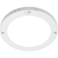 LED Plafondlamp met Bewegingssensor + Dag en Nacht Sensor - Brinton Noctis - 20W 1800lm - Helder/Koud Wit 6500K - Opbouw/Inbouw - Wit Rond
