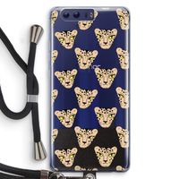 Tijger: Honor 9 Transparant Hoesje met koord