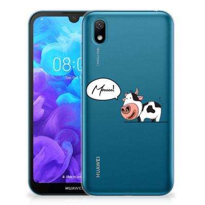 Huawei Y5 (2019) Telefoonhoesje met Naam Cow Huawei Y5 (2019) Telefoonhoesje met Naam Cow