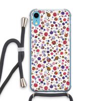 Planets Space: iPhone XR Transparant Hoesje met koord