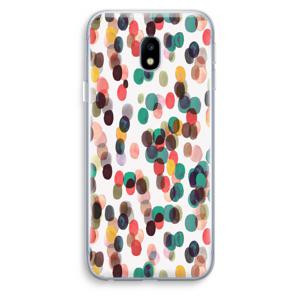 Tropical Dots: Samsung Galaxy J3 (2017) Transparant Hoesje