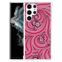 Samsung Galaxy S22 Ultra Back Cover Swirl Pink Samsung Galaxy S22 Ultra Back Cover Swirl Pink