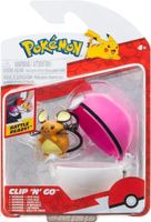 Pokemon Figure - Dedenne + Love Ball (Clip 'n' Go)