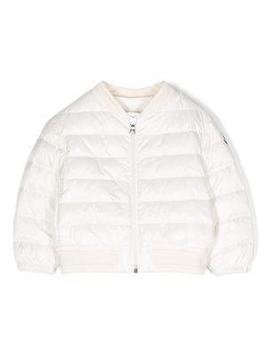 Moncler Enfant veste matelassée Ter à patch logo - Blanc