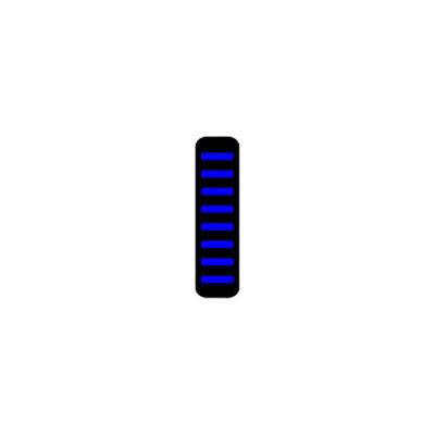 RRP Proguard cable tie - rear - sticker - blue