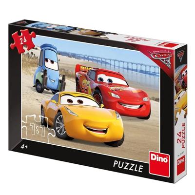 DinoToys Dino puzzel - disney pixar cars op het strand - 24 stukjes