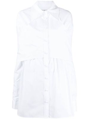 Kimhekim chemise à détail noué au dos - Blanc