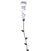 Regenmeter - 40 ml - transparant - metaal/kunststof - 79 cm - tuinaccessoire