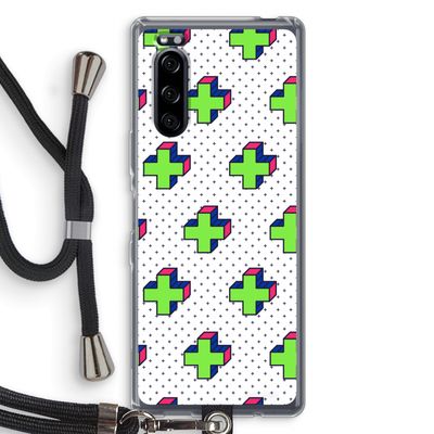 8-bit N°10: Sony Xperia 5 Transparant Hoesje met koord