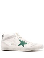 Golden Goose baskets Mid Star en cuir - Blanc - thumbnail