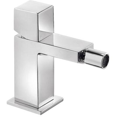 Tres Cuadro bidet opbouw met automatische afvoer chroom