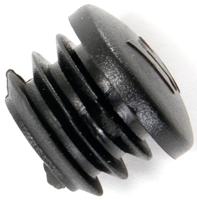 Ergotec stuurdoppen handlebar plug plastic piece black