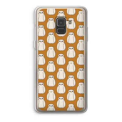 Uilen: Samsung Galaxy A8 (2018) Transparant Hoesje
