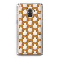 Uilen: Samsung Galaxy A8 (2018) Transparant Hoesje