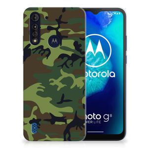 Motorola Moto G8 Power Lite TPU bumper Army Dark