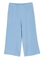 Simonetta pantalon ample à taille élastiquée - Bleu