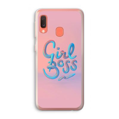 Girl boss: Samsung Galaxy A20e Transparant Hoesje