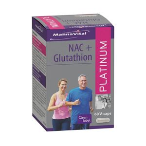 Mannavital Nac Glutathion Platinum V-caps 60