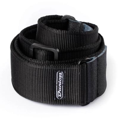 Dunlop D38-09BK Classic Black Strap Gitaarband Zwart