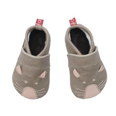 Anna und Paul babyslofjes Maus stein-M