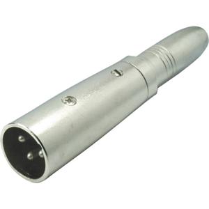 Kash KASH XLR-adapter XLR-stekker - Jackplug female 6,3 mm Stereo Aantal polen: 3 Inhoud: 1 stuk(s)