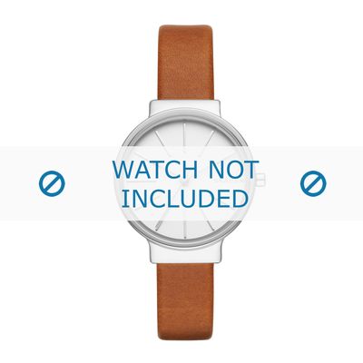 Skagen horlogeband SKW2479 Glad leder Cognac 12mm