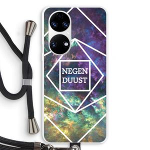 Negenduust ruimte: Huawei P50 Transparant Hoesje met koord