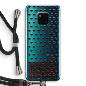 Hartjes: Huawei Mate 20 Pro Transparant Hoesje met koord